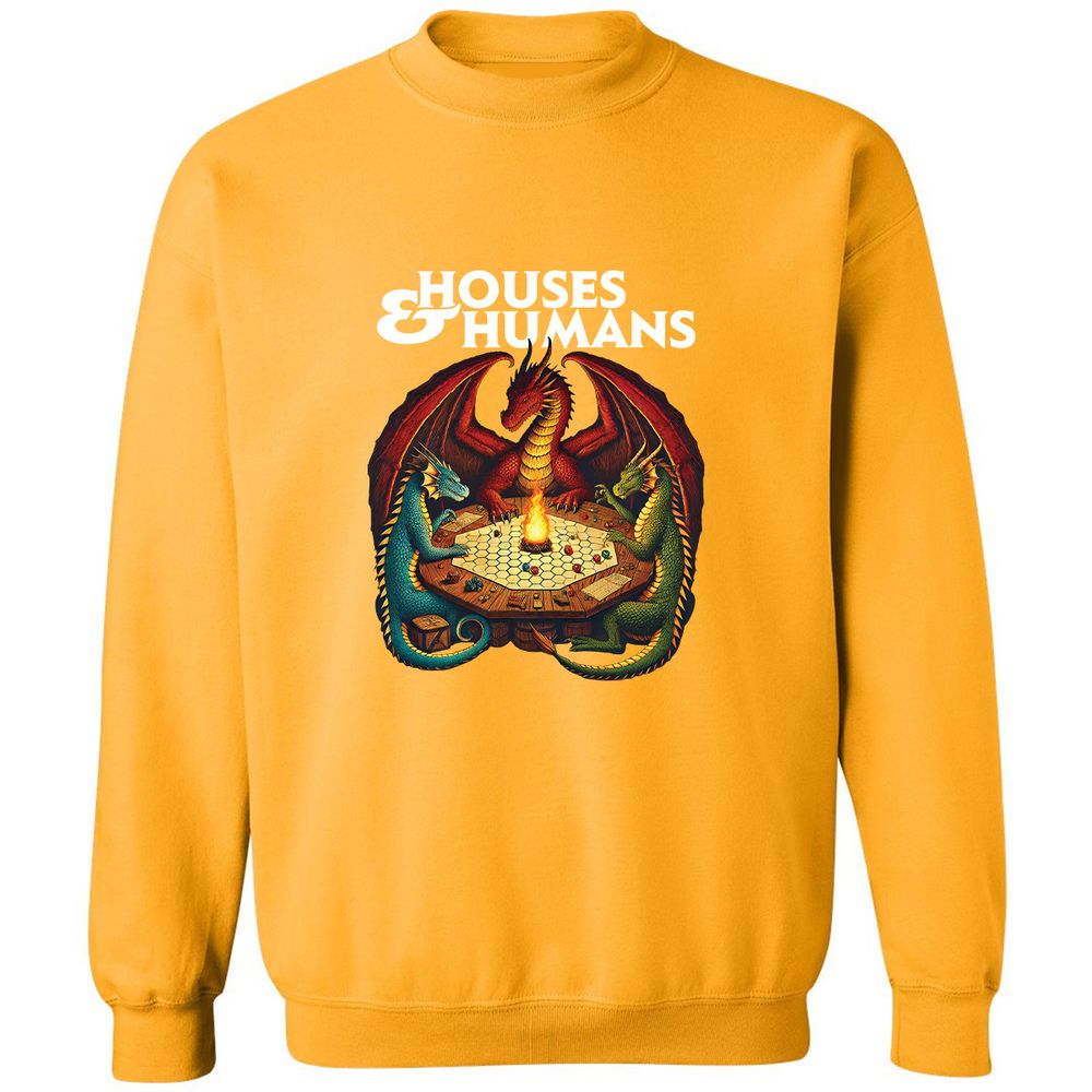 Houses & Humans Classic Unisex Sweatshirt - Gold - 11