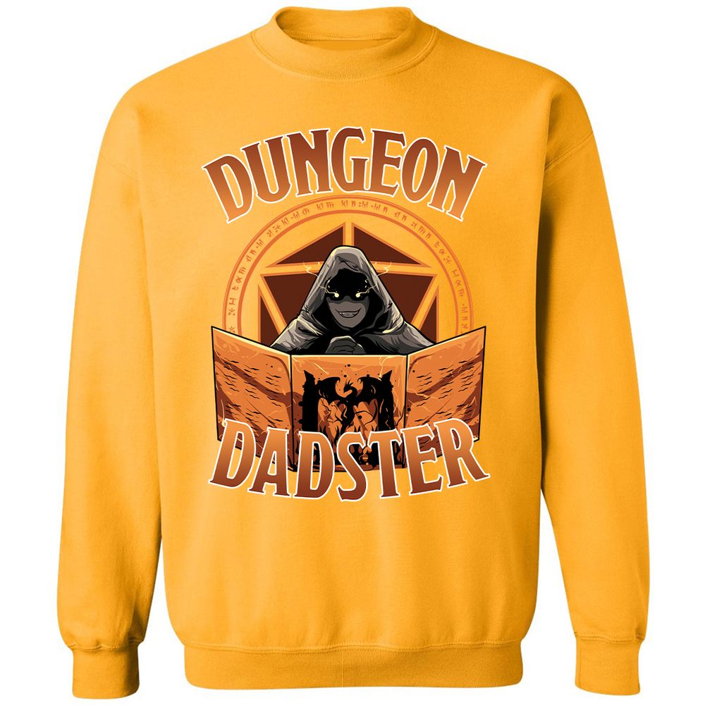 Dungeon Dadster Classic Unisex Sweatshirt - Gold - 11