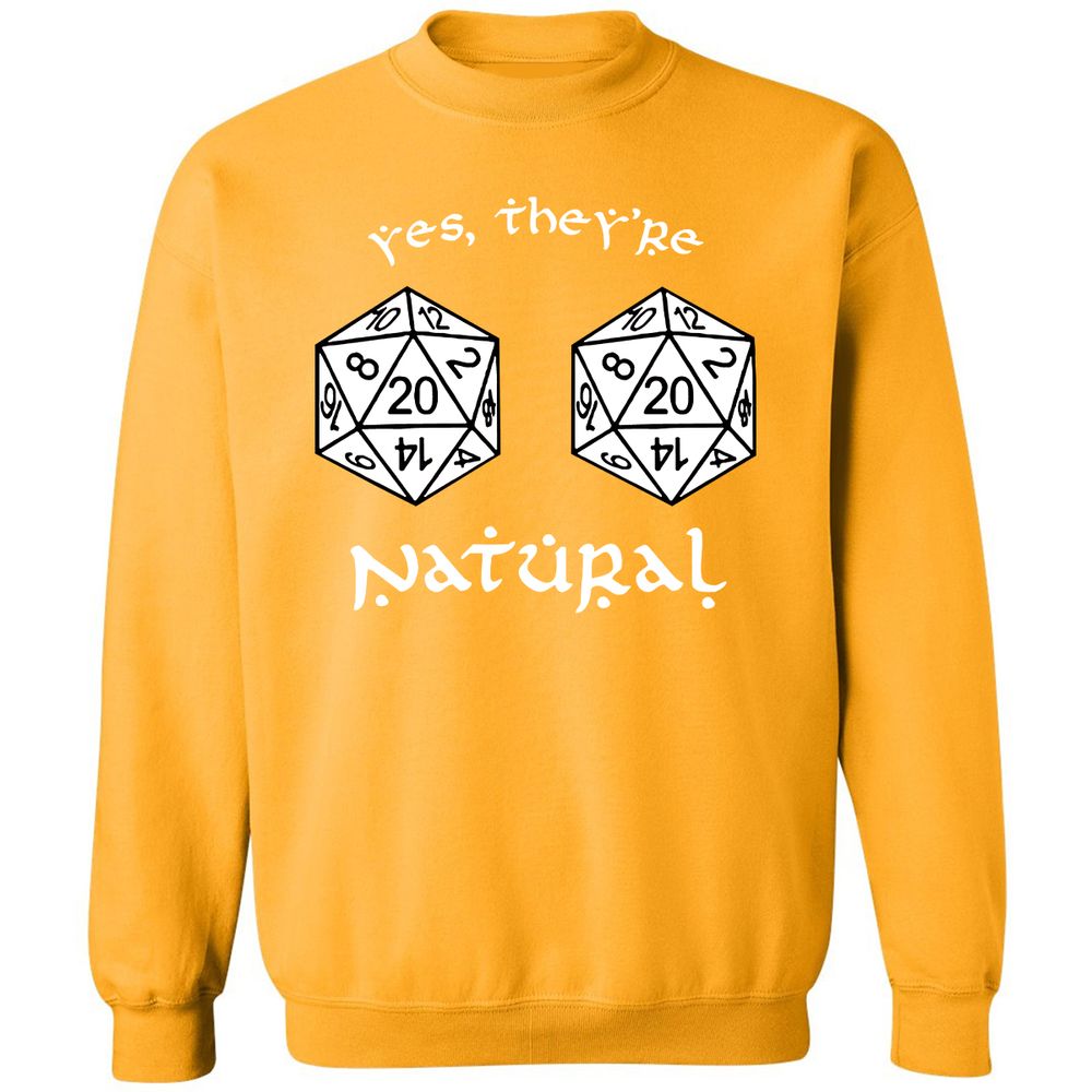They Are Natural Classic Unisex Sweatshirt - Gold - 11