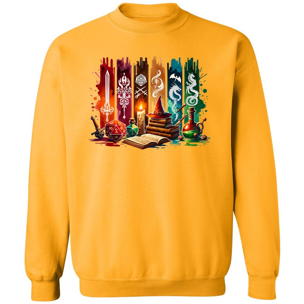 DnD Classes Classic Unisex Sweatshirt - Gold - 11