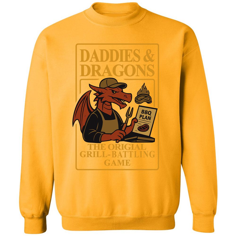 Daddies & Dragons Classic Unisex Sweatshirt - Gold - 11