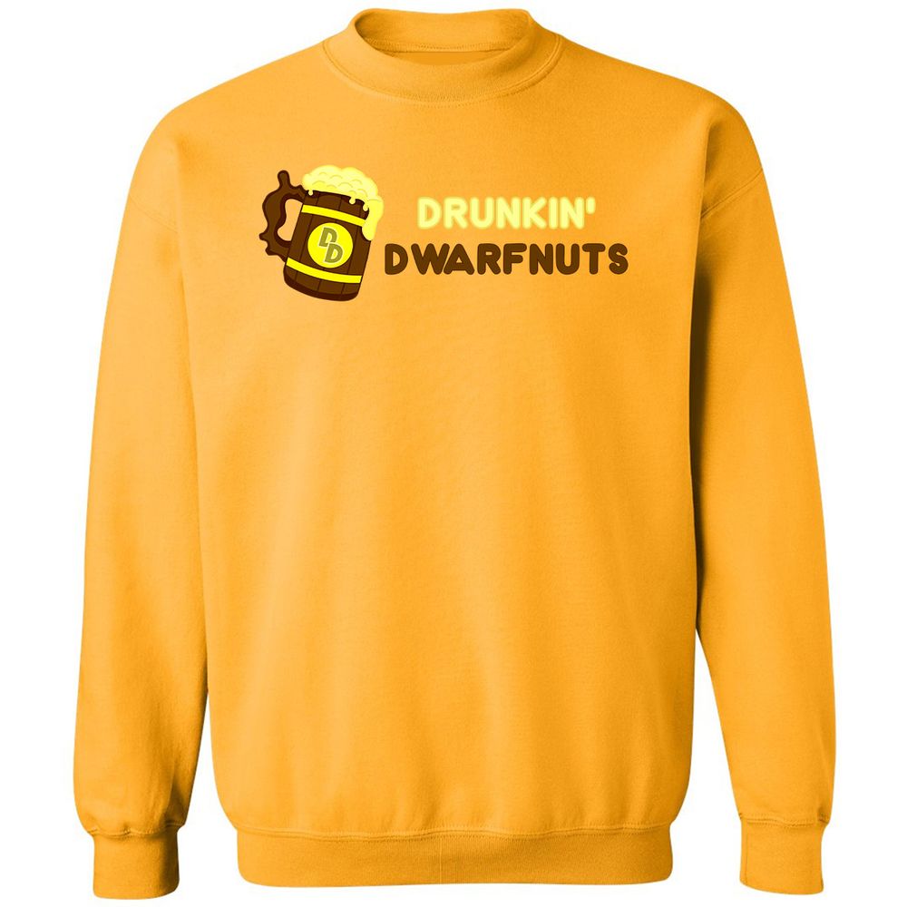 Drunkin' Dwartnuts Classic Unisex Sweatshirt - Gold - 11
