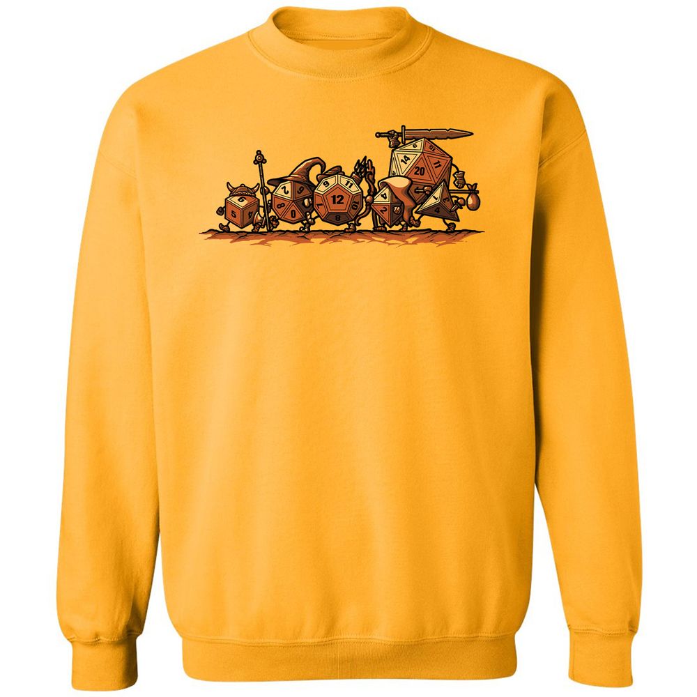 Fellowship Of The Dices Classic Unisex Sweatshirt - Gold - 11