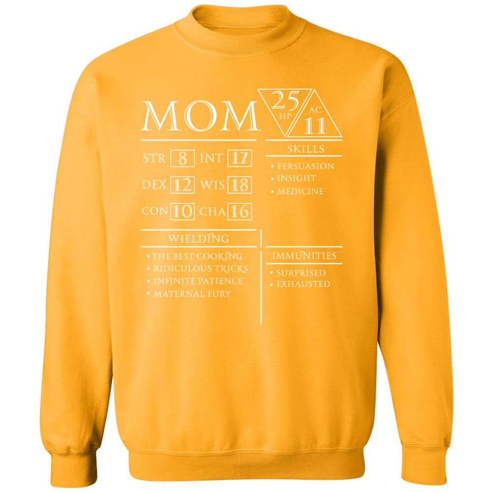 Mom Stats - Gold - 11