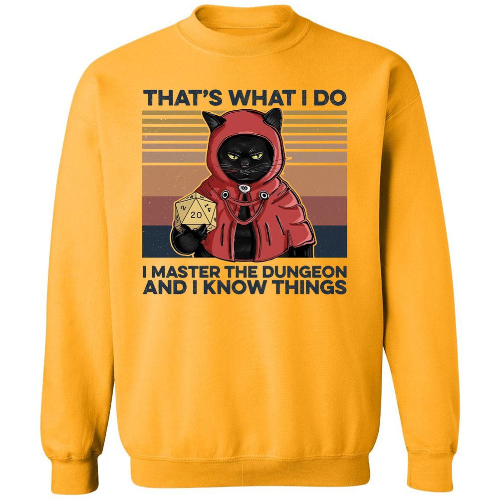 I Master The Dungeons Classic Unisex Sweatshirt - Gold - 11
