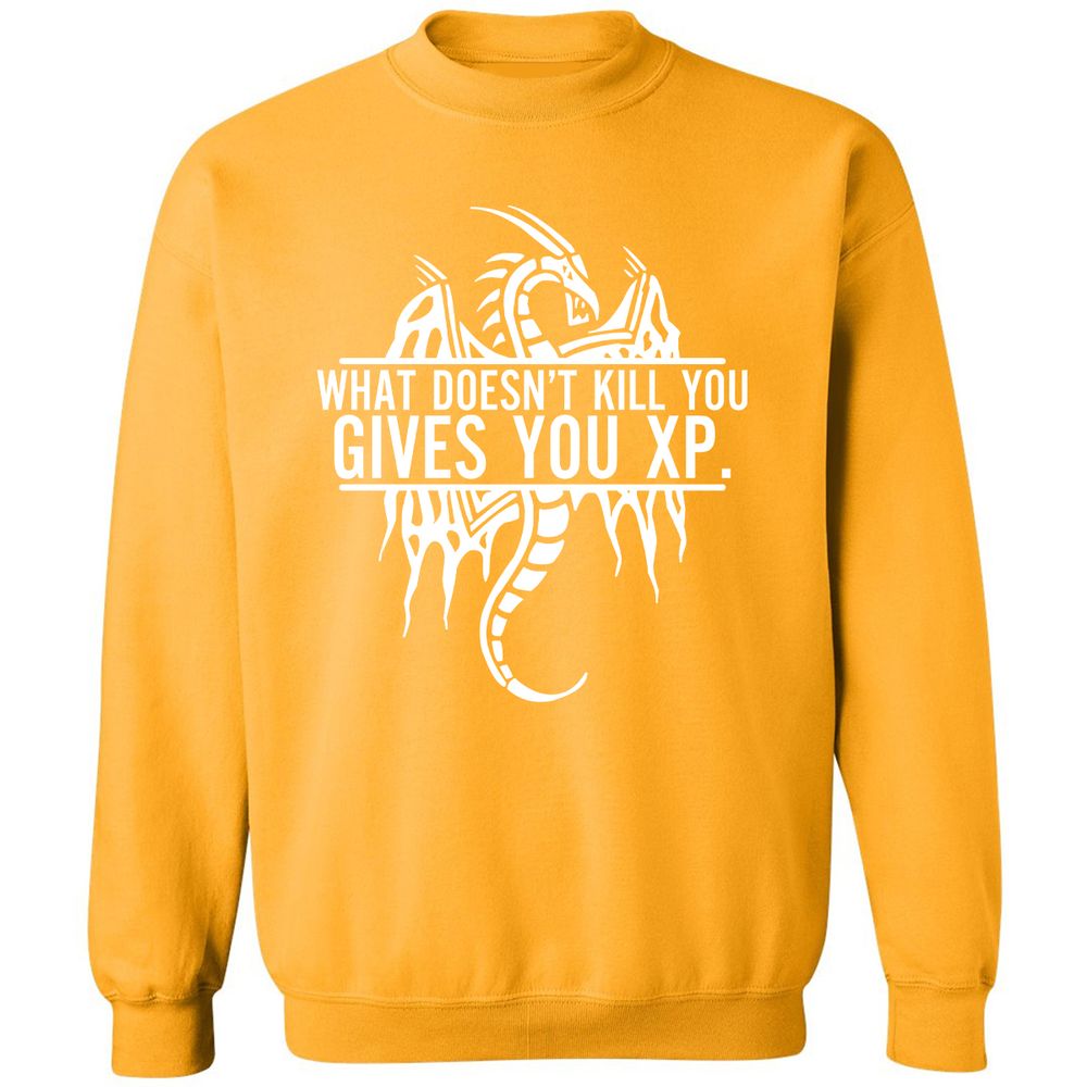 What Doesn't Kill You Classic Unisex Sweatshirt - Gold - 11