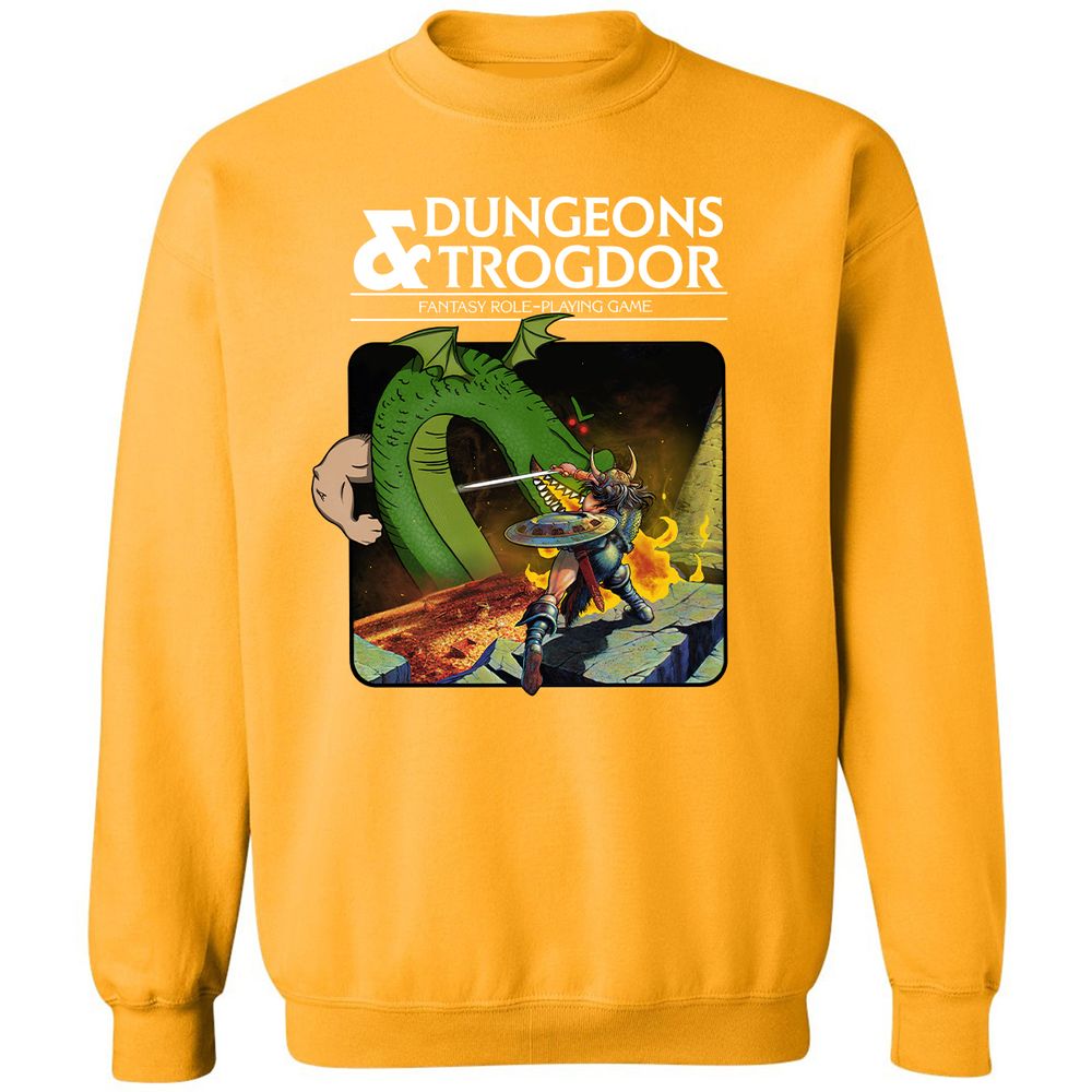 Trogdor Classic Unisex Sweatshirt - Gold - 11