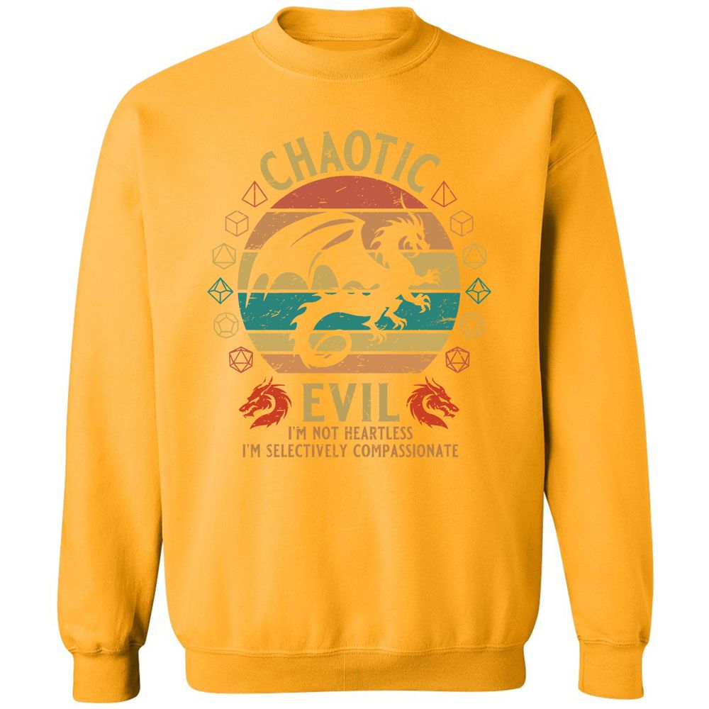 Chaotic Evil Classic Unisex Sweatshirt - Gold - 11