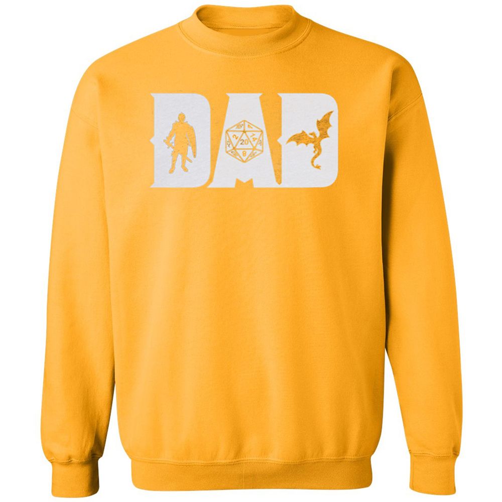 Dad Fathers Day Classic Unisex Sweatshirt - Gold - 11