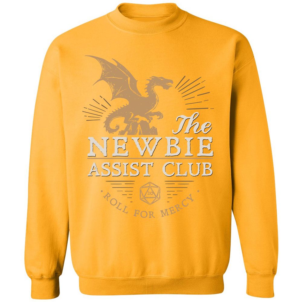 The Newbie Assist Club Classic Unisex Sweatshirt - Gold - 11