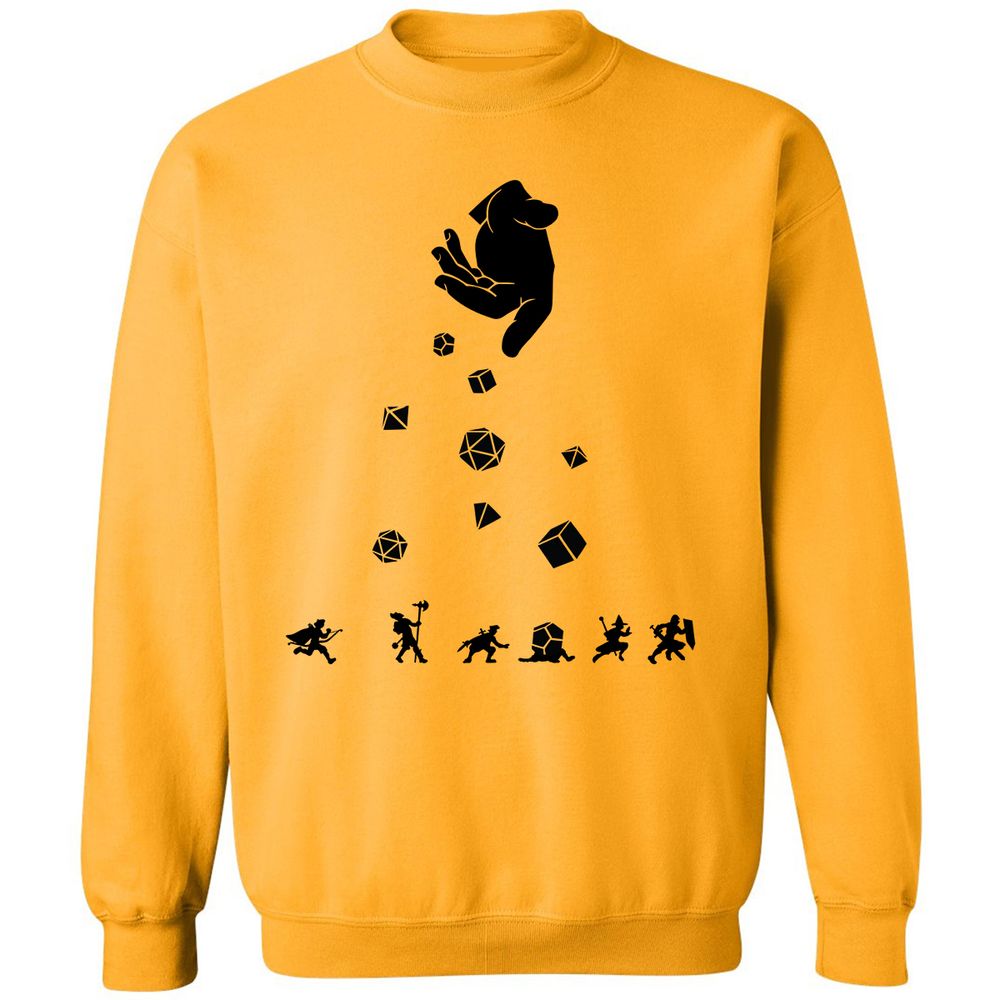 Rocks Fall, Everyone Dice Classic Unisex Sweatshirt - Gold - 11