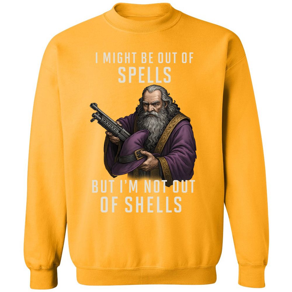 Not Out Of Shells Classic Unisex Sweatshirt - Gold - 11