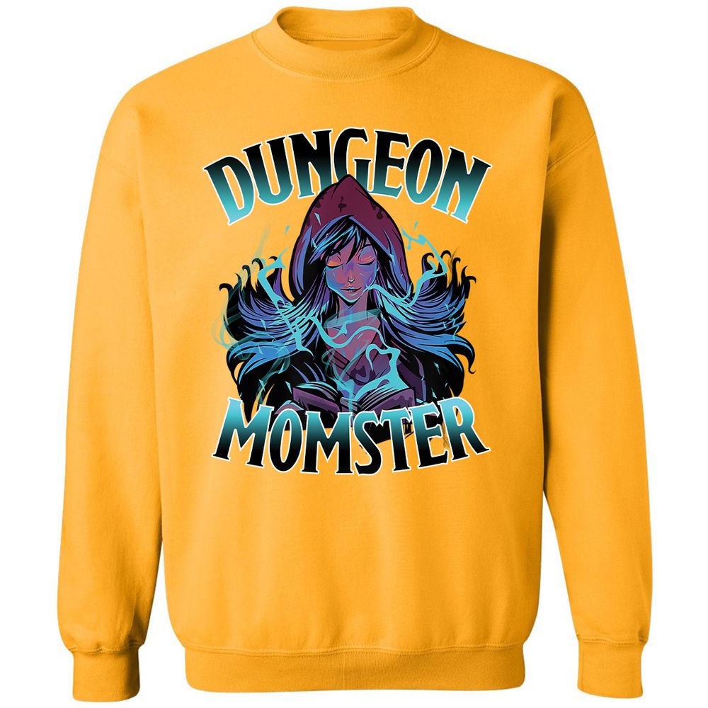 Dungeon Momster Classic Unisex Sweatshirt - Gold - 11
