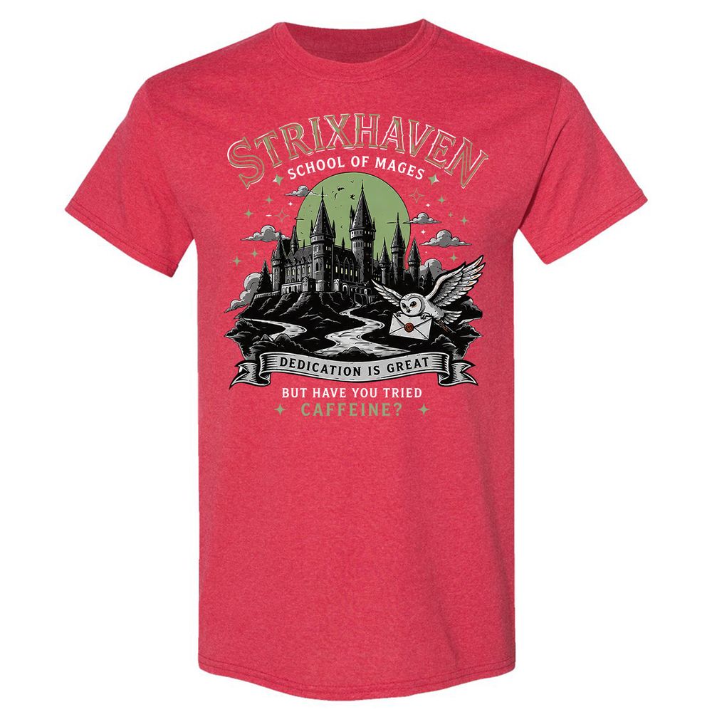 Strixhaven - School Of Mages Classic Unisex T-Shirt - Heather Red - 11