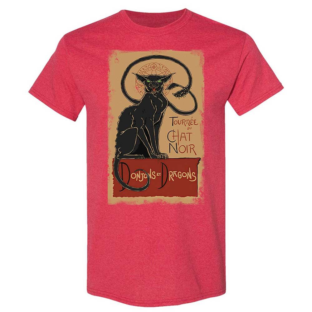 Tournee Du Chat Noir Classic Unisex T-Shirt - Heather Red - 11