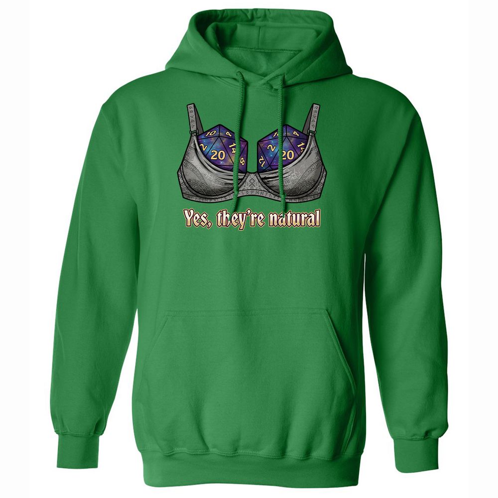 They Are Natural Nat20 Classic Unisex Hoodie - Irish Green - 11