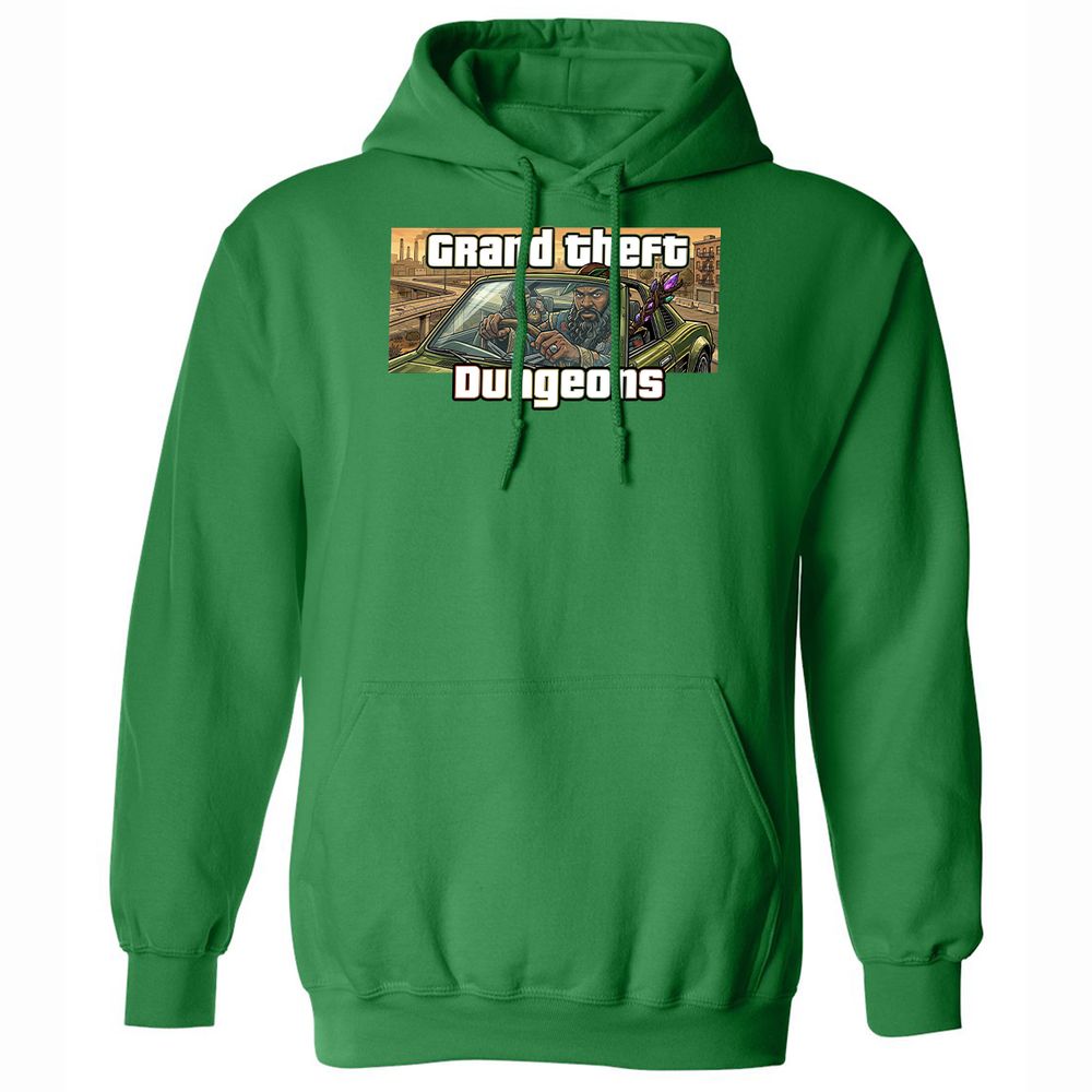 Grand Theft Dungeons Classic Unisex Hoodie - Irish Green - 11