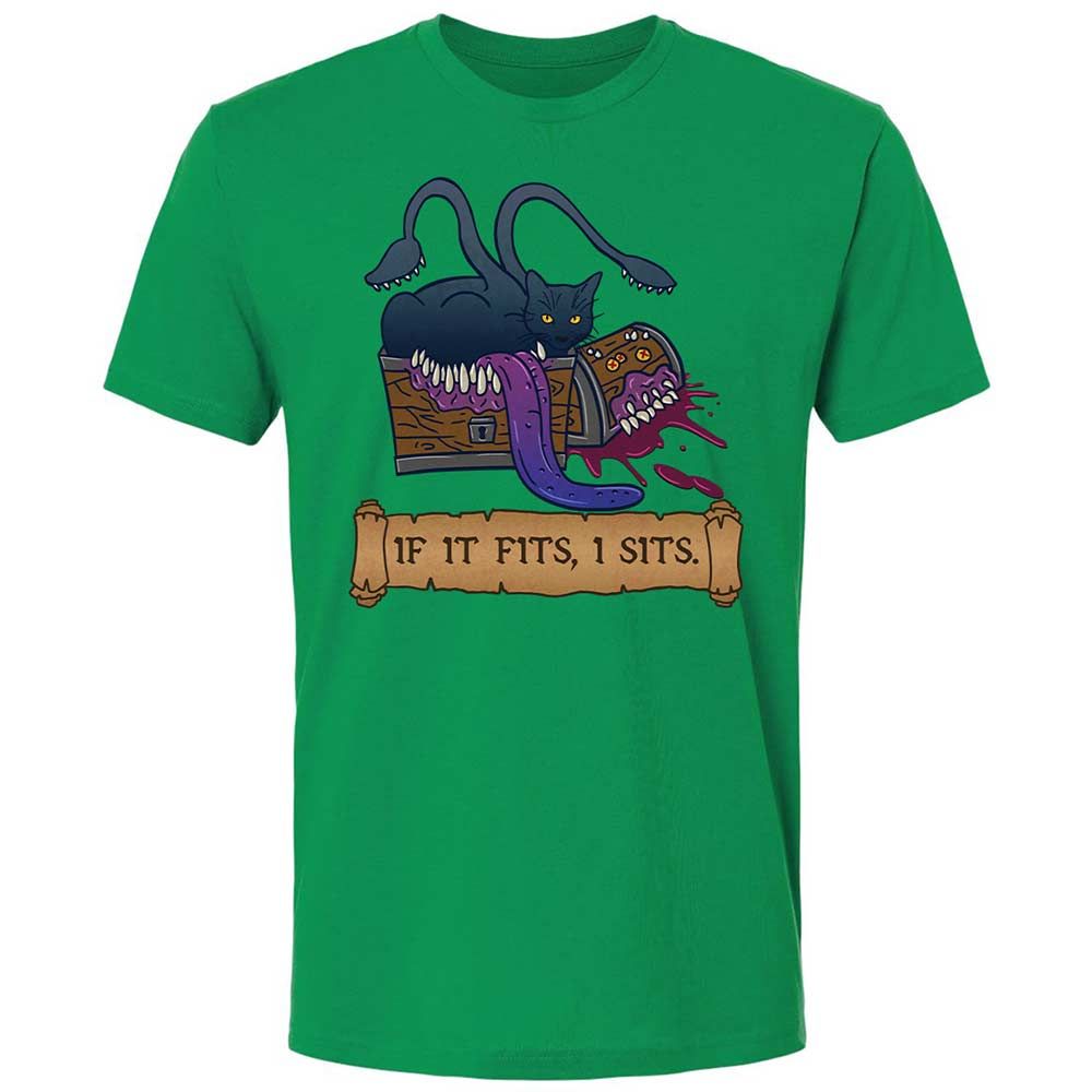 If It Fits I Sits Premium Unisex T-Shirt - Kelly Green - 11