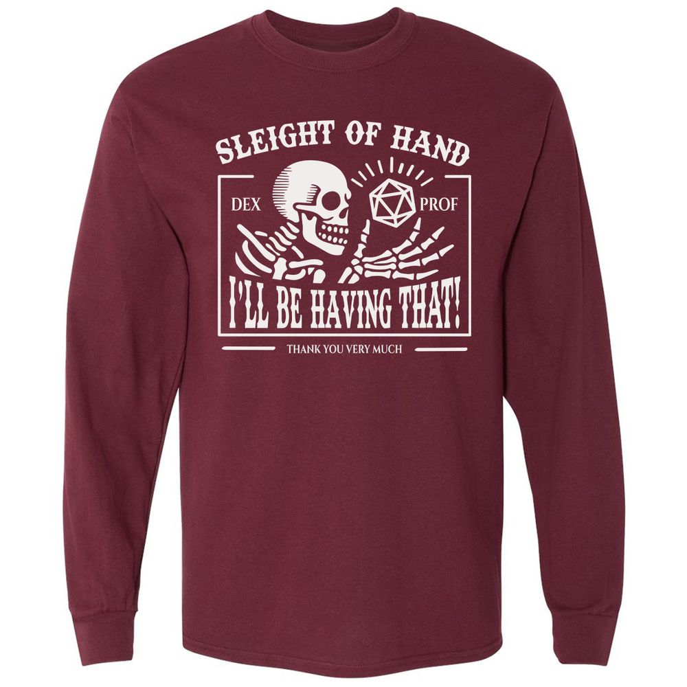 Sleight of Hand – I’ll Be Having That! - Maroon - 11