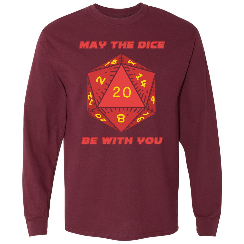 May the Dice Be With You - Maroon - 11
