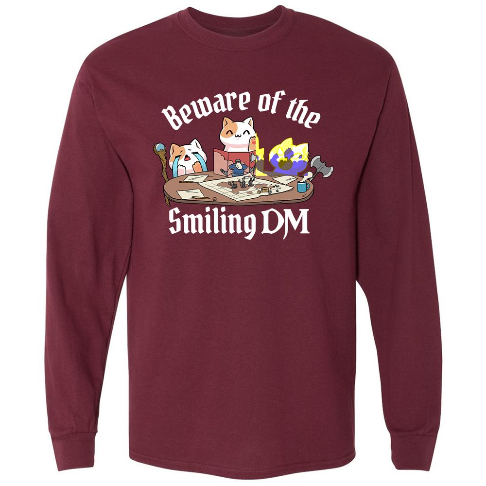 Beware of the Smiling DM - Maroon - 11