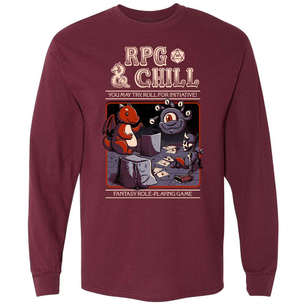 RPG & CHILL - Maroon - 11