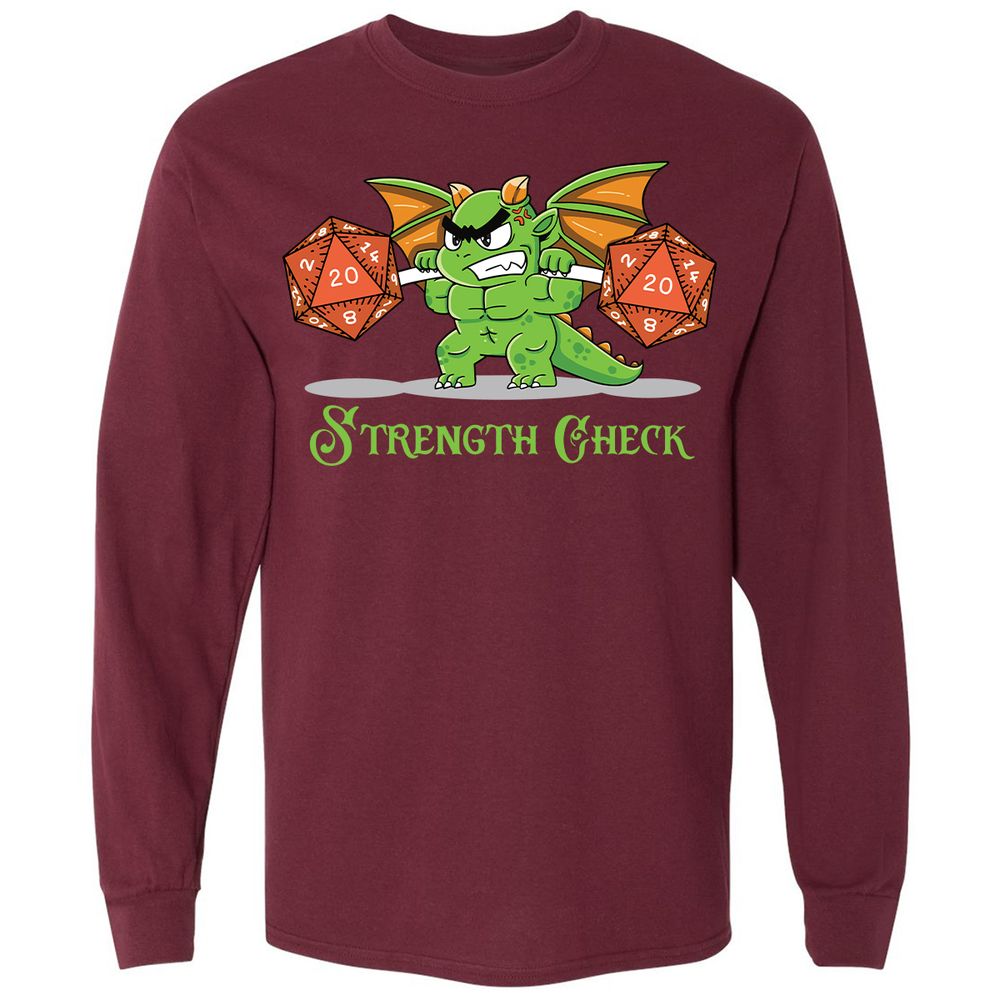 Strength check - Maroon - 11