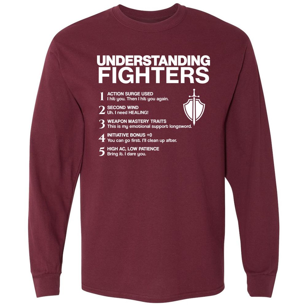 Understanding Fighters - Maroon - 11