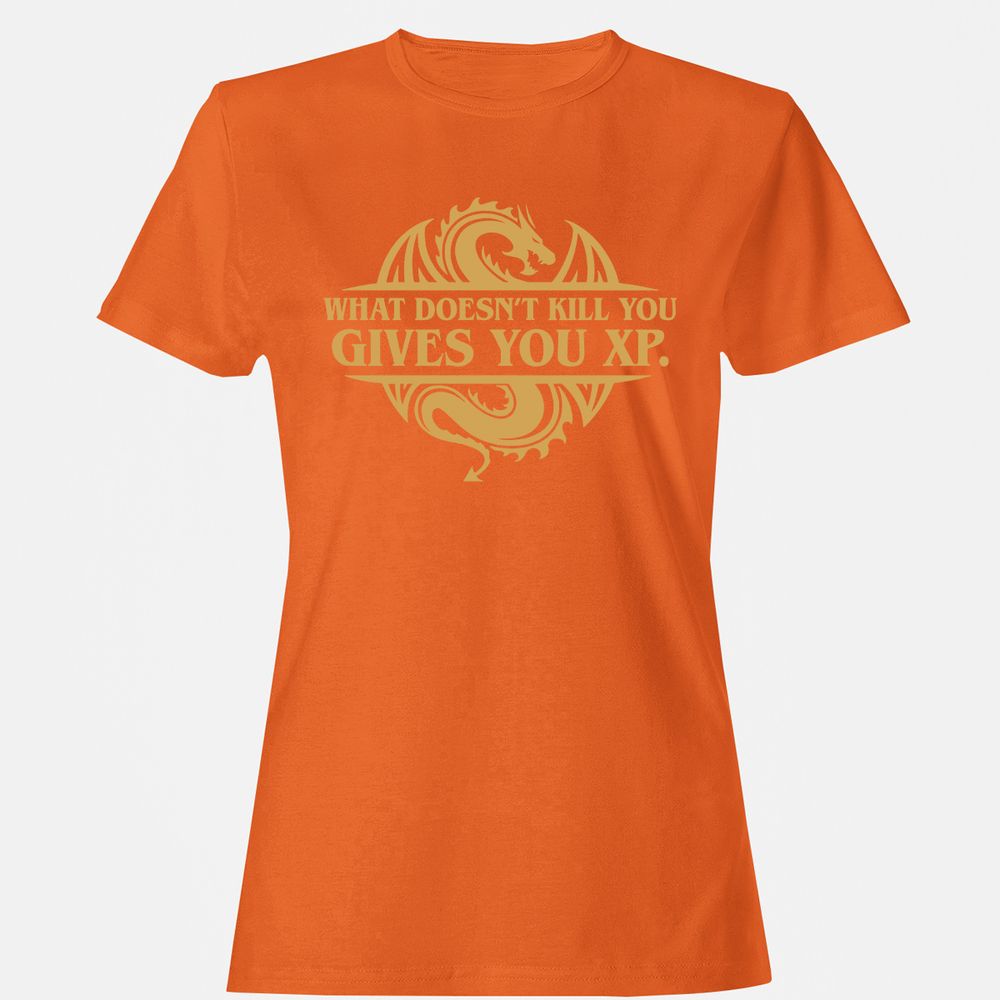 What Doesn't Kill You Gives You XP Women's T-Shirt - Orange - 11