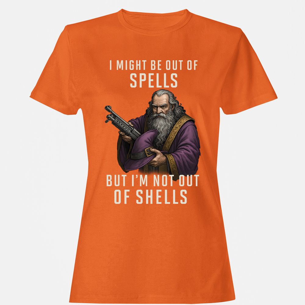 Not Out Of Shells Women's T-Shirt - Orange - 11