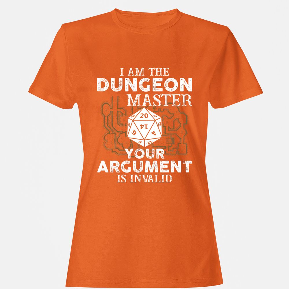 I Am the Dungeon Master – Your Argument Is Invalid - Orange - 11