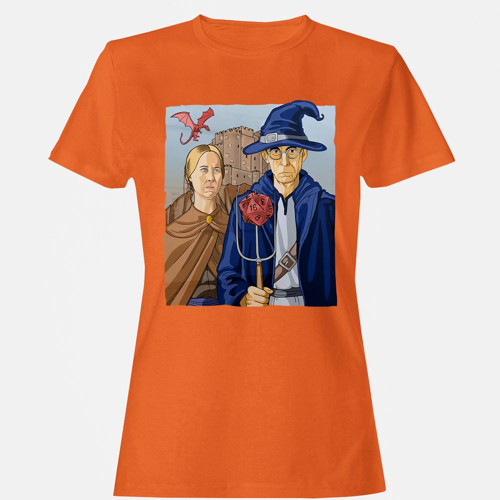 DnD Gothic Women's T-Shirt - Orange - 11