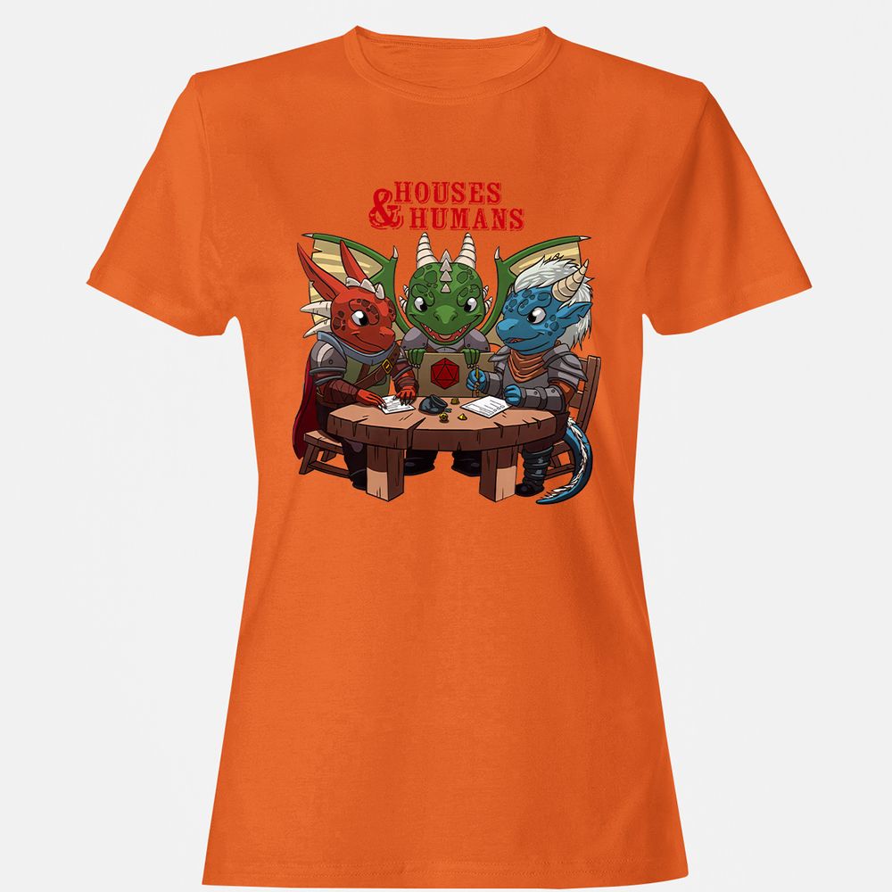 Houses & Humans Women's T-Shirt - Orange - 11