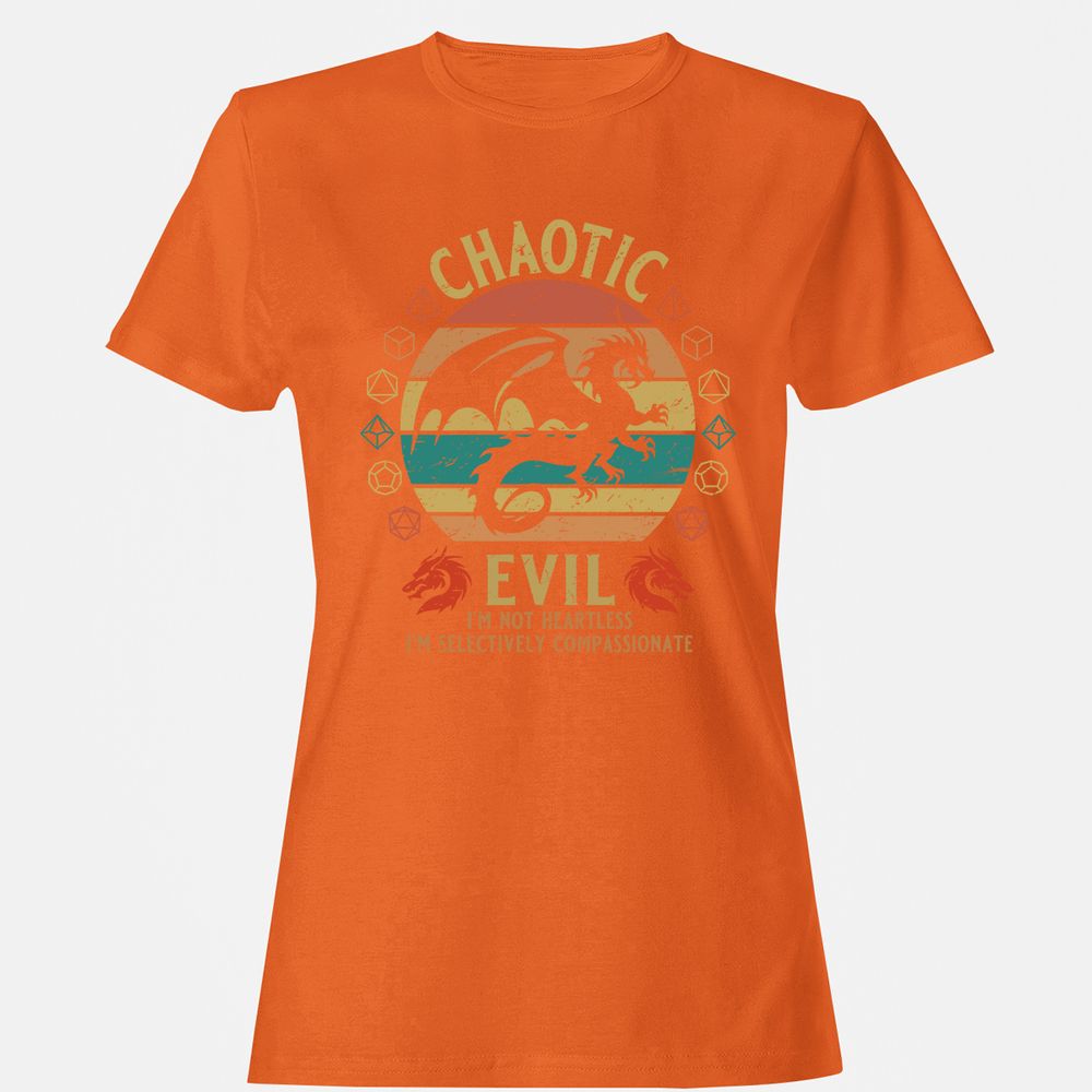 Chaotic Evil Women's T-Shirt - Orange - 11