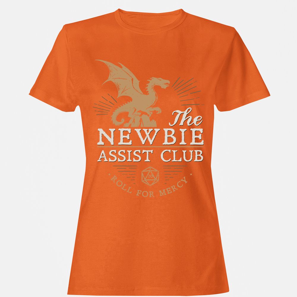 The Newbie Assist Club Women's T-Shirt - Orange - 11