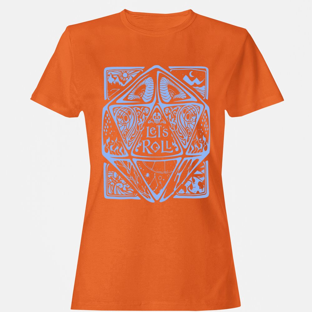 Let's Roll Women's T-Shirt - Orange - 11