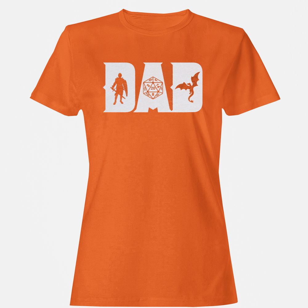 Dad Fathers Day Women's T-Shirt - Orange - 11