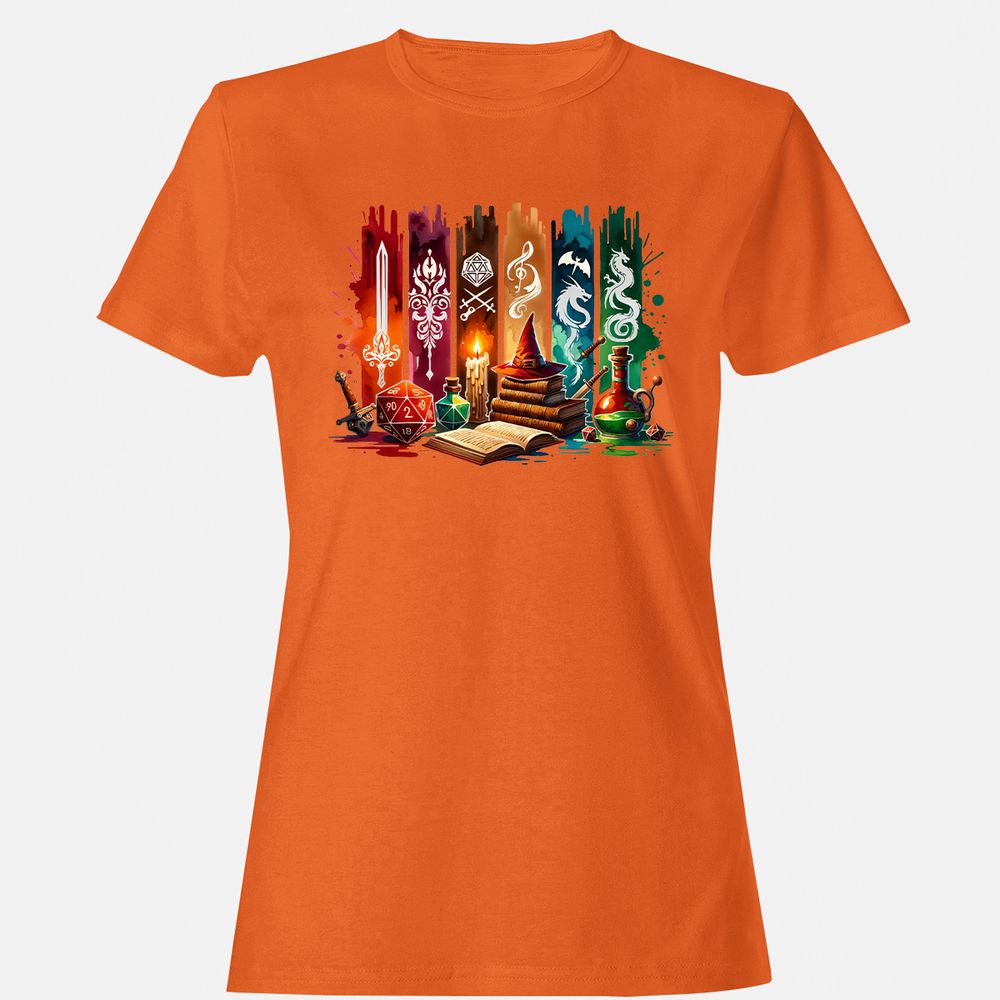 DnD Classes Women's T-Shirt - Orange - 11