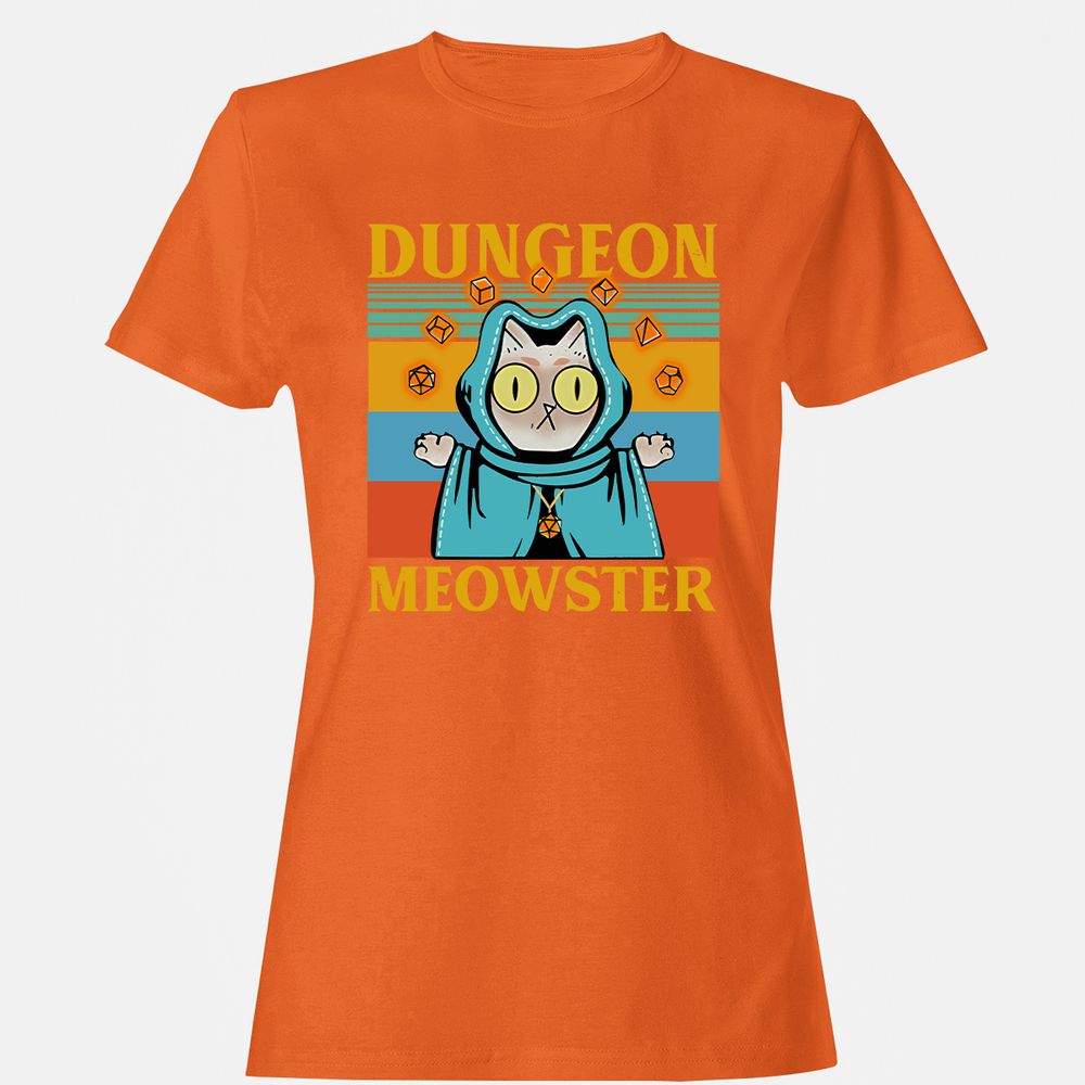 Dungeon Meowster Women's T-Shirt - Orange - 11