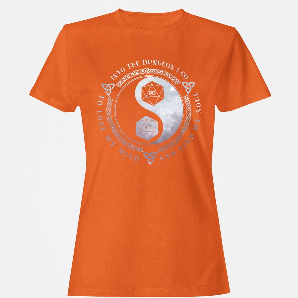 Into The Dungeon I Go Women's T-Shirt - Orange - 11