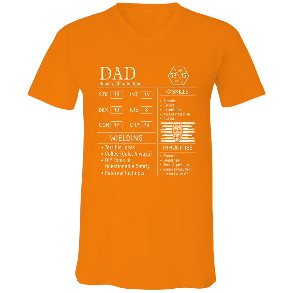 Dad Stats New - Orange - 11