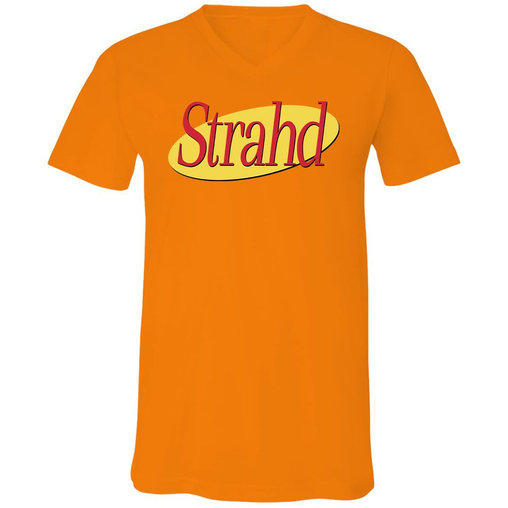 Strahd Unisex V-Neck T-Shirt - Orange - 11