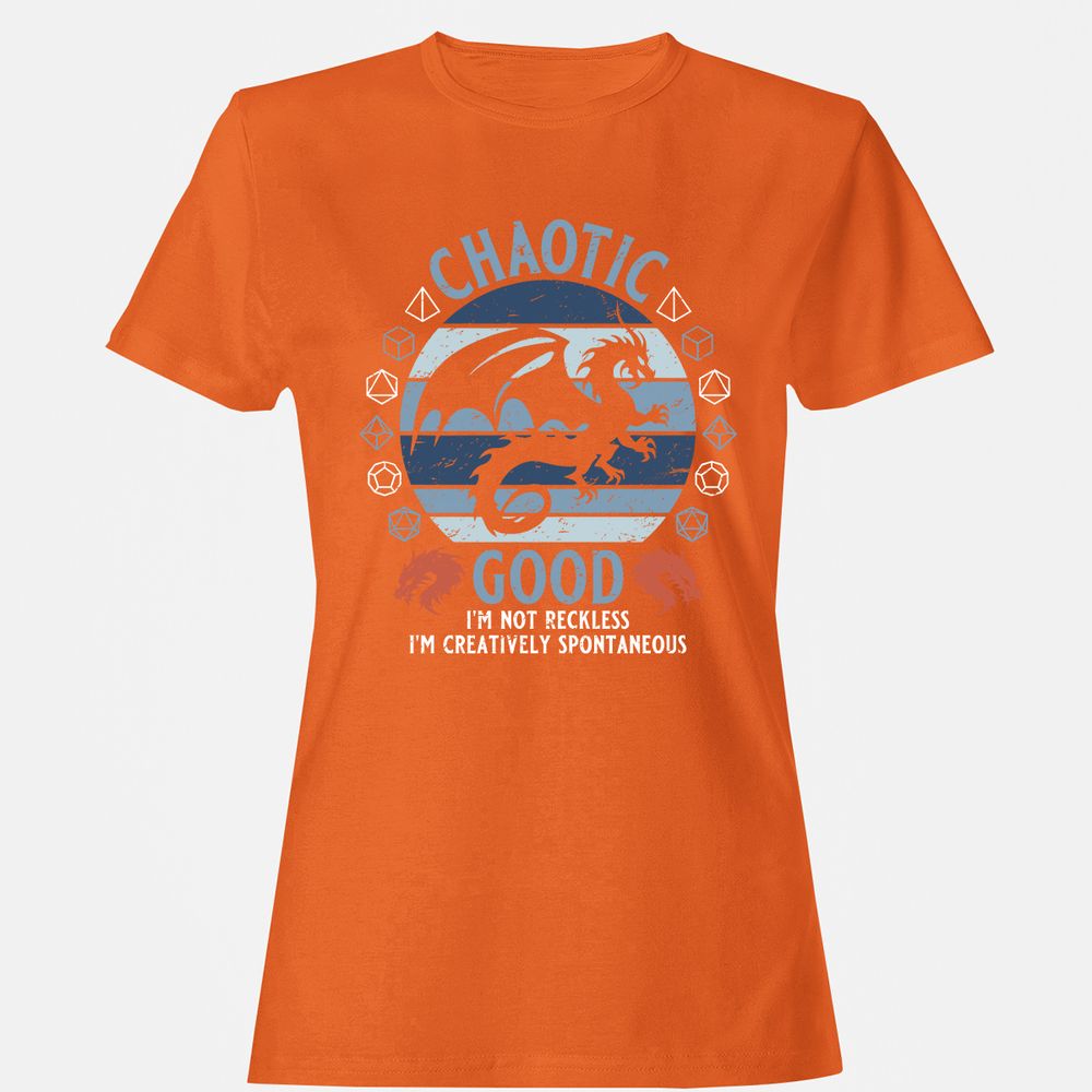 Chaotic Good 2 Women's T-Shirt - Orange - 11