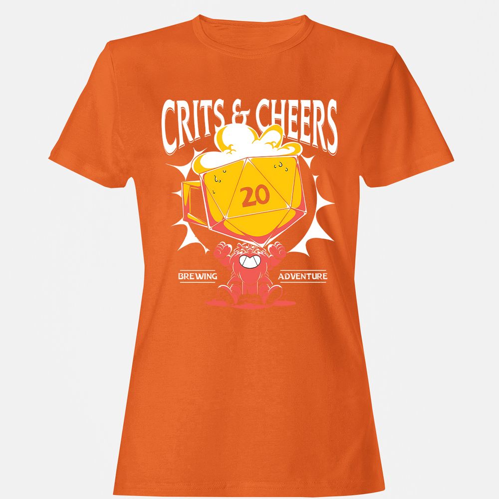 Crits & Cheers Women's T-Shirt - Orange - 11