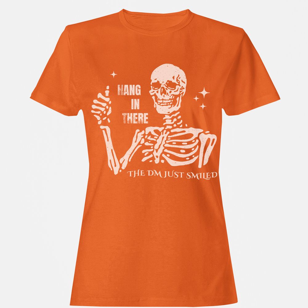 Hang In There – The DM Just Smiled Skeleton - Orange - 11