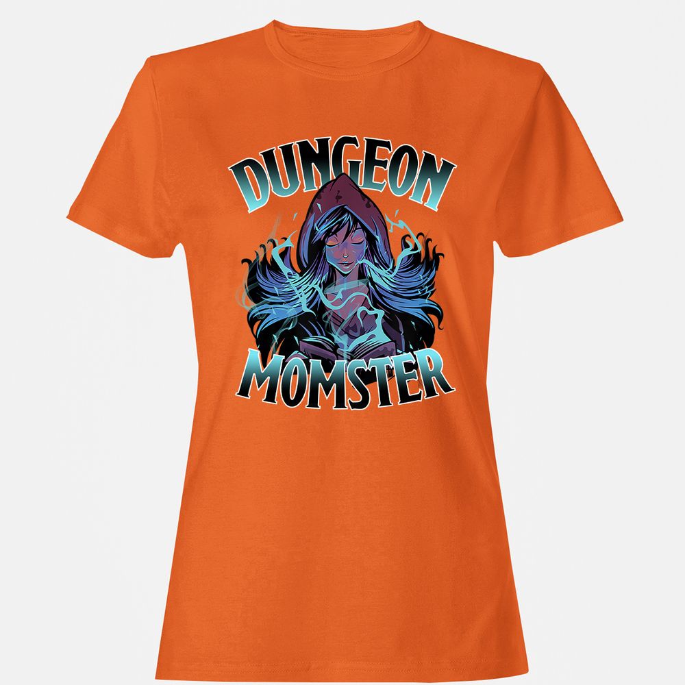 Dungeon Momster Women's T-Shirt - Orange - 11