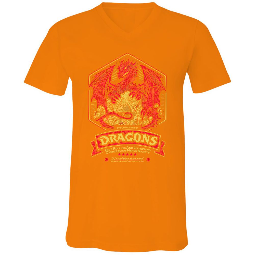 Fantasy Dragon With Dice - Orange - 11