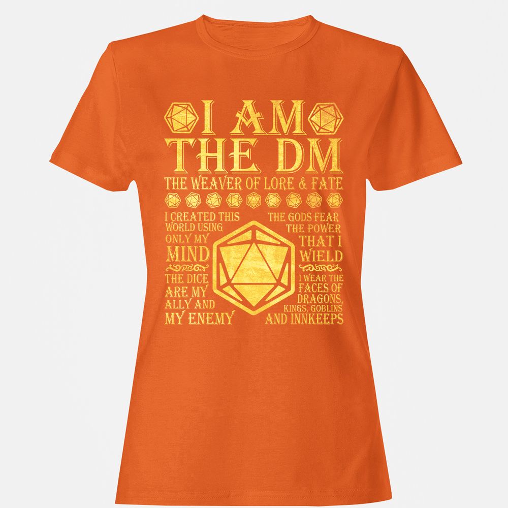 I Am The DM Women's T-Shirt - Orange - 11