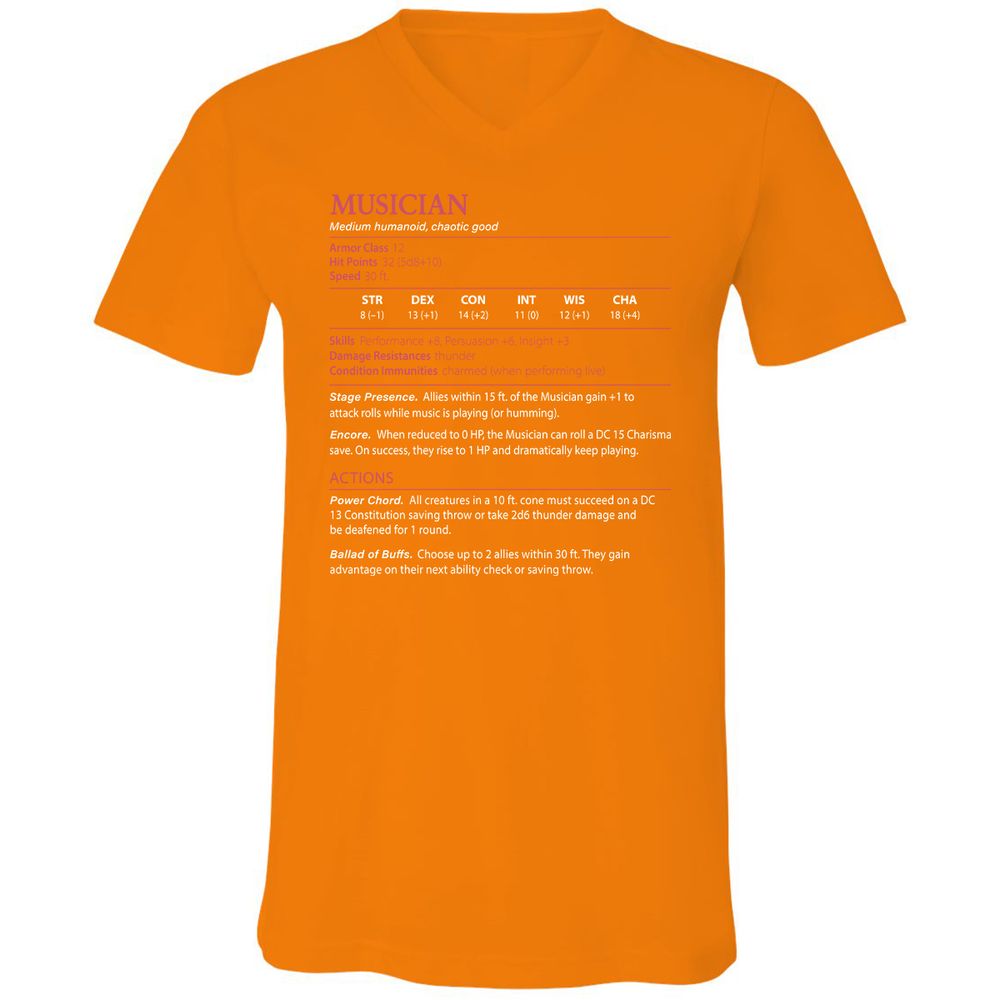 Musician Stats - Orange - 11
