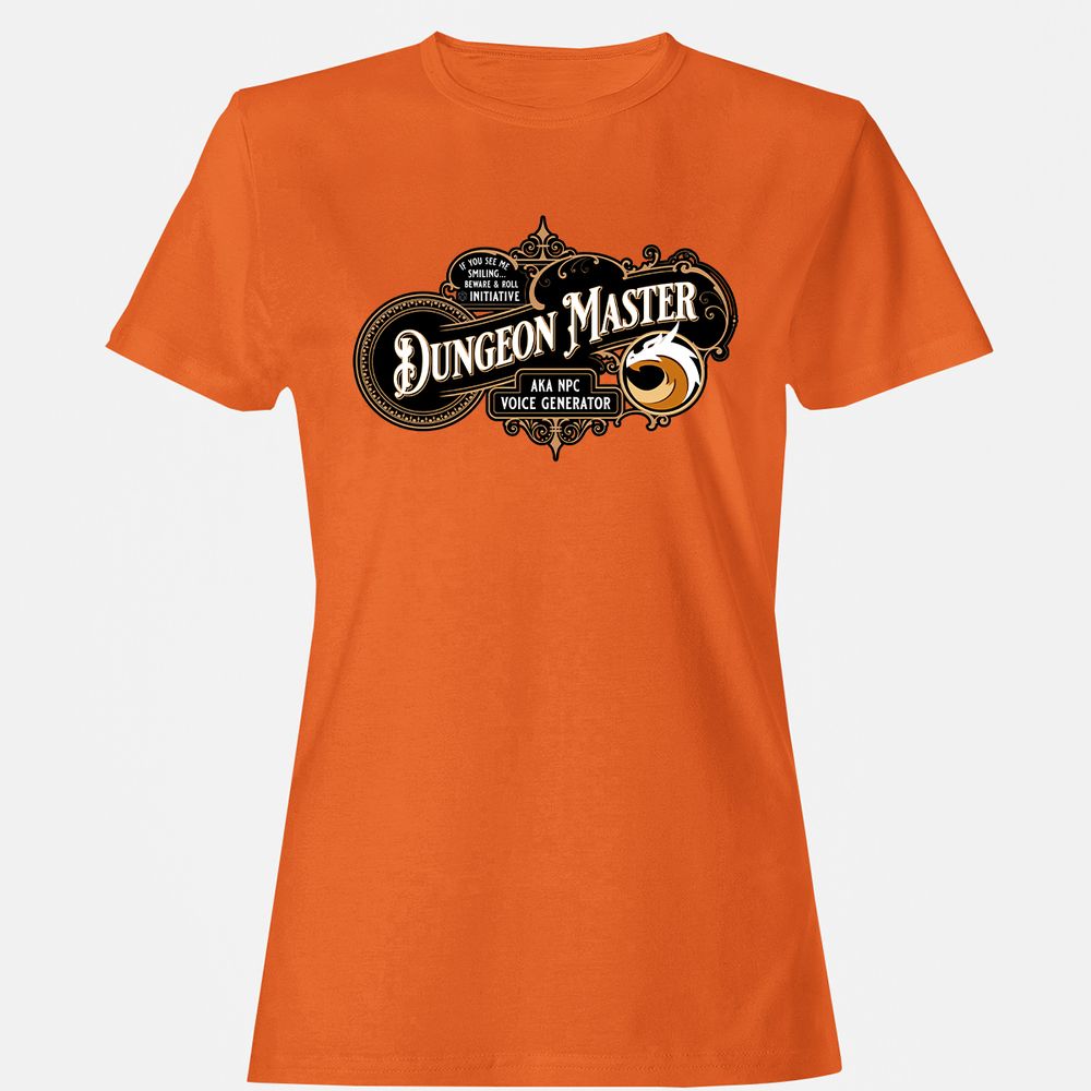 Dungeon Master Women's T-Shirt - Orange - 11